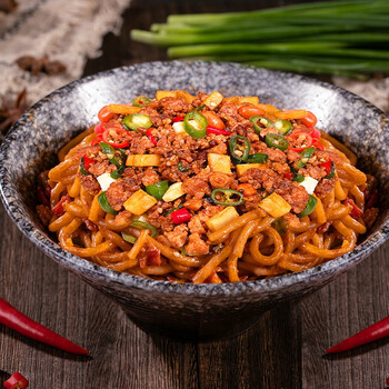 江西特产南昌拌粉笋香杂酱面 早餐夜宵方便速食食品 笋香杂酱181g*3盒