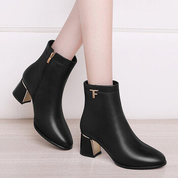 马丁靴女靴子高跟鞋秋冬粗跟真皮厚底防水台职业加绒短靴高帮皮鞋70黑色37 图片价格品牌报价 京东 马丁靴女靴子高跟鞋秋冬粗跟真皮厚底防水台职业加绒短靴高帮皮鞋70黑色37 图片价格品牌报价 京东