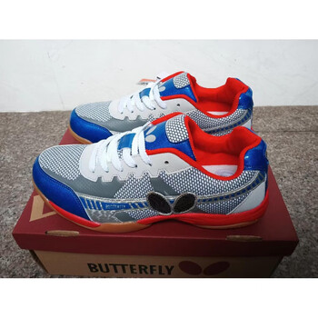 新款乒乓球鞋通用比赛训练乒乓球鞋防滑橡胶牛津底p6红色36