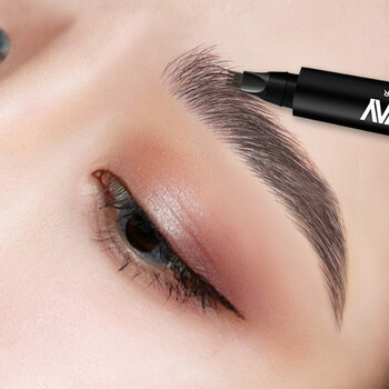 四分叉眉笔防汗不脱色持久女初学者wj 热恋棕 图片价格品牌报价 京东