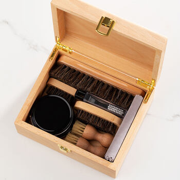 擦皮鞋工具箱便携皮鞋刷家用鞋油护理套装软毛擦鞋神器鞋擦鞋布海绵