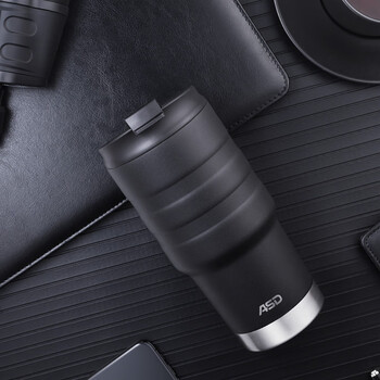 爱仕达asd爱仕达车载保温杯男士简约便携式户外运动杯子大容量不锈钢