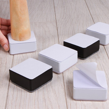 齐辰维津碳钢桌脚垫防水加高桌子增高垫桌腿垫桌椅子脚垫毛毡床脚圆形