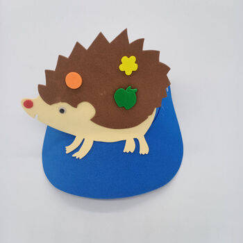 狐假虎威幼儿园儿童表演道具公开课老虎狐狸面罩头套女小动物头饰刺猬