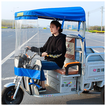 电动三轮车车棚遮雨篷驾驶室全封闭电瓶车三轮车雨棚车篷前车头棚