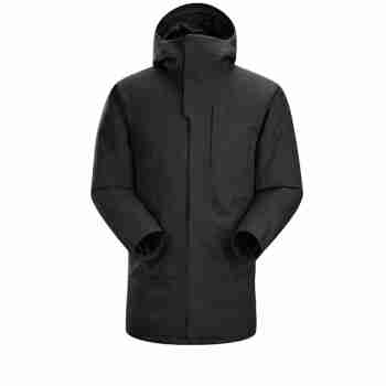 ARCTERYX 始祖鸟 Therme Parka 派克大衣 750蓬长款连帽保暖羽绒服 男 D7 Black/黑色 S（建议55-68kg）