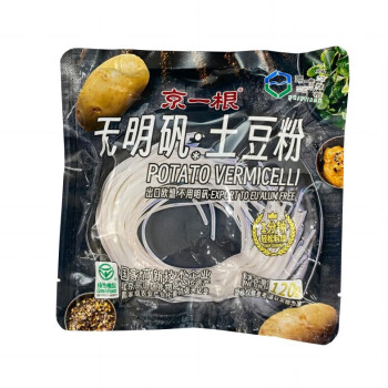 京一根火锅食材土豆粉火锅粉粉丝粉条酸辣粉 番薯粉120g 1袋