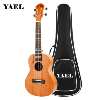 YAEL雅尔尤克里里ukulele乌克丽丽23英寸全桃花芯小吉他弹唱学生初学者入门乐器