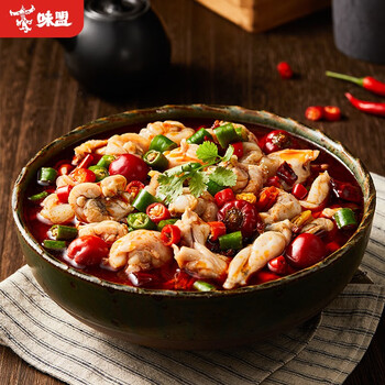 味盟【顺丰冷链】牛蛙火锅*2盒即食快手方便半成品食品商用懒人预制菜 馋嘴牛蛙550g*3盒