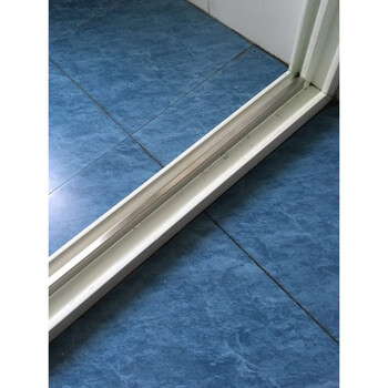 塑钢门窗轨道推拉窗户滑道304不锈钢外扣型平移门窗修复轨道配件 201