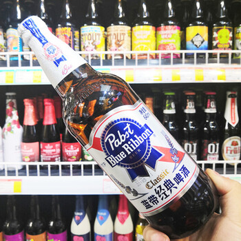 蓝带经典啤酒蓝带将军啤酒小蓝王500ml12瓶蓝带啤酒330ml24罐蓝带经典