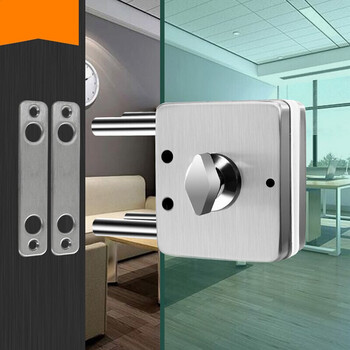 大门玻璃门锁地弹簧门锁玻璃门锁门插销玻璃地锁店铺玻璃门锁钥匙玻璃