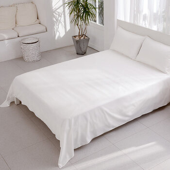 本白色防螨床单 1米1