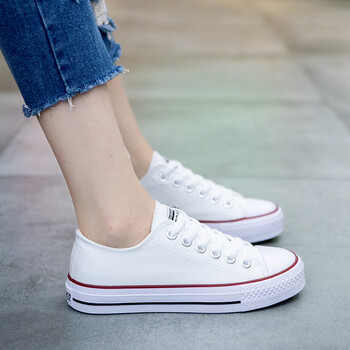 商场同款zgmr春秋季新款球鞋ins潮帆布鞋女鞋子板鞋韩版百搭布鞋白色