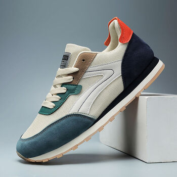 鳄鱼恤男士休闲鞋防臭夏季透气男鞋运动鞋网鞋男百搭鞋子男情侣鞋情侣