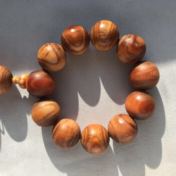 卓烁东北琥珀木北沉香老料松丁手串原生态满油全透松明子松香松木透光