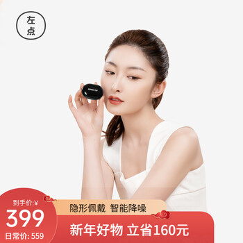 左点(Zdeer)助听器老年人无线隐形老人耳聋耳背入耳式降噪耳机年轻人轻中度免调试磁吸充电双耳款 新升级充电款双耳助听器-黑色