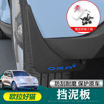 专用挡泥皮挡水板好猫装饰汽车挡板好猫专用挡泥板蓝标欧拉好猫专用