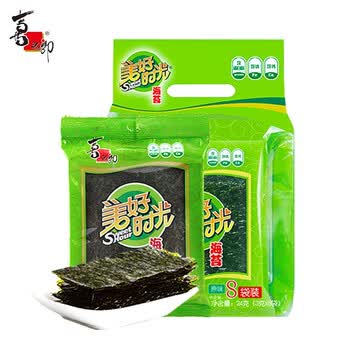 喜之郎美好时光海苔3g 包原味即食紫菜海苔儿童零食大礼包袋装 60g 图片价格品牌报价 京东