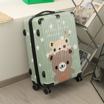 苏克斯开学季大容量潮流彩绘学生行李箱男拉杆箱顺滑万向轮拉杆密可爱
