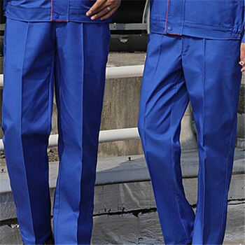 劳保工作服装男上衣裤子耐磨春秋长袖加厚汽修工厂车间可定制天蓝色