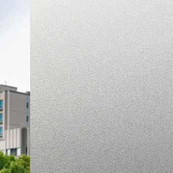 自粘磨砂玻璃贴膜透光不透明办公室卫生间防走光遮光防窥窗户贴纸带胶