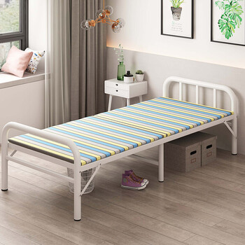 趣槐折叠床单人床陪护床用床床折叠现代简约午休床午睡床简易硬 100宽