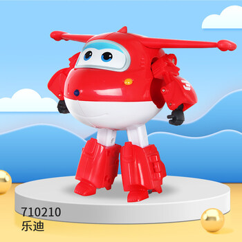 飞侠玩具10套装大号变形玩具机器人乐迪全套男孩儿童710210乐迪主角款