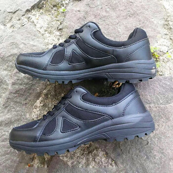 金猴陆军陆战队校尉作训鞋男黑色春秋季缓震跑步鞋跑鞋胶鞋新春秋布面