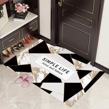 门口地垫pvc防水软玻璃可擦洗进门脚垫家用门垫客厅入户门防滑垫