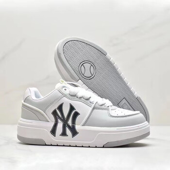 男鞋mlb学长鞋厚底增高休闲男女鞋ny大标防滑减震运动跑步鞋子5 3 35