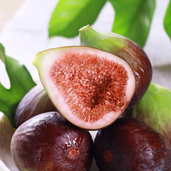 新鲜无花果3斤水果时令鲜果红紫皮孕妇水果青皮时令营养水果2斤精选大
