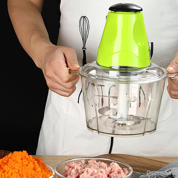 2升小型饺碎馅搅拌多功能打蒜机捣蒜泥大蒜搅碎机打蒜蓉蒜泥机绞蒜器