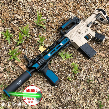 枪魔改精击slr锦民m4软弹枪发射器模型吃鸡416改装电动玩具枪激光镭射