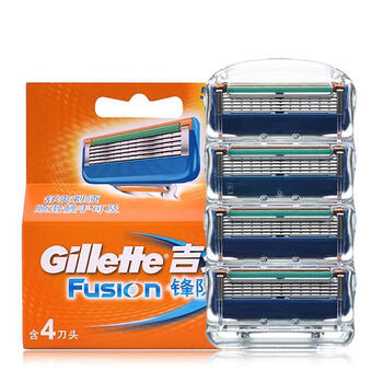 吉列(gillette)【现货速发】德国吉列手动剃须刀五层刀片锋隐刮胡刀头
