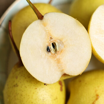 媚调 绥中大白梨 2-5斤水果东北白梨白梨脆甜多汁煮梨水 秋天吃点梨