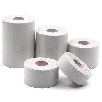 贴布专业训练健身运动胶带弹性绷带拉伤康复肌肉贴弹力胶布白色10cm5m