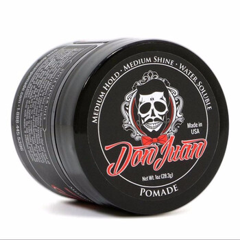 lbz美国donjuanpomade唐胡安黑罐发油男士强力定型清香油头膏发蜡发油