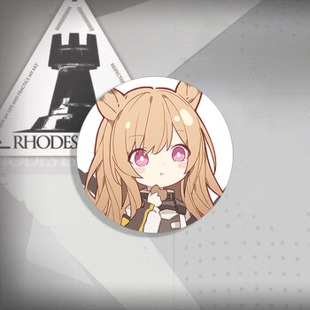 嘟乐【2023】新款明日方舟周边徽章干员角色胸章能天使银灰斯卡蒂q版