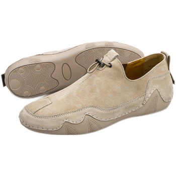 老爷车男鞋休闲鞋2080卡其色38