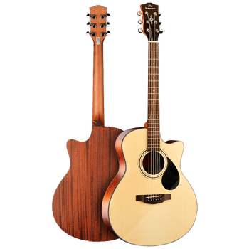 kepma40寸OM桶形哑光原木色吉他靠谱吗？真实评测差么