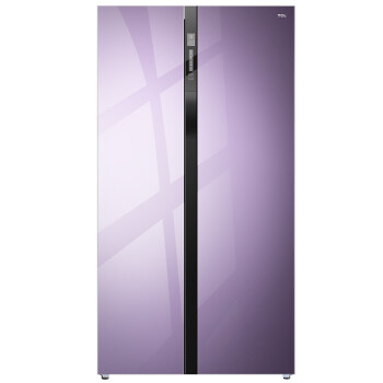 TCL 521升 一体双变频风冷无霜对开门电冰箱 AAT养鲜 电脑控温 节能低音（罗兰紫）521T6-S