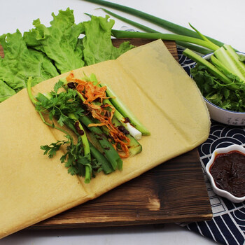 东北大煎饼手工制作小米红枣黑芝麻五粮煎饼粗粮248g/袋 小米煎饼248g