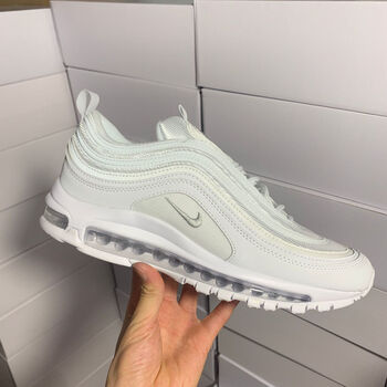 airmax97头联名off气垫男女跑步鞋情侣运动鞋跑步鞋小白鞋白子弹36