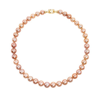 天使之泪淡水珍珠项链爱迪生项链生日礼物送妈妈送老婆情人节礼物 【吉尔德日出大证】近正圆极微瑕9-11mm