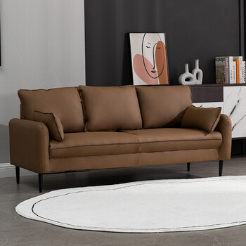 北欧科技布艺沙发小户型双人三人办公室客厅卧室出租房小沙发简约