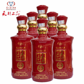 贵州茅台技开公司天朝上品中华盛世53度柔和酱香型白酒500ml6瓶整箱装
