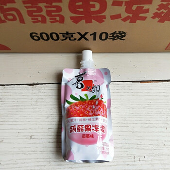 喜之郎蒟蒻果冻爽果汁cc可吸果粒爽布丁儿童办公休闲零食 30支草莓味