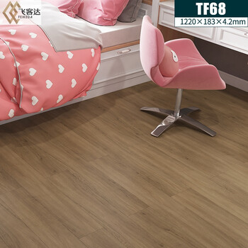 飞客达锁扣地板石晶塑胶料加厚地板卡扣式木地板卧室石塑防水地板tf68 Aba供挤4 2mm厚 图片价格品牌报价 京东