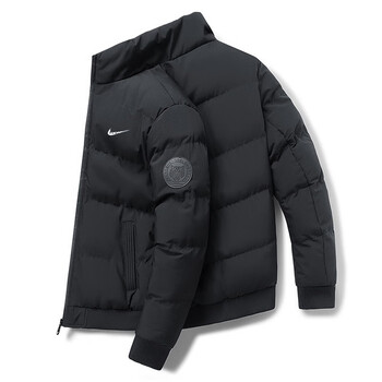 耐克顿羽绒服男士冬季新款外套韩版潮流帅气冬装加厚衣服1912黑色m